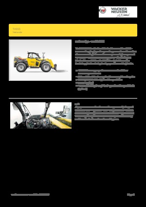 Ładowarki teleskopowe Wacker Neuson TH955
