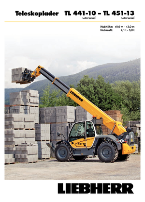 Ładowarki teleskopowe Liebherr TL 451-13