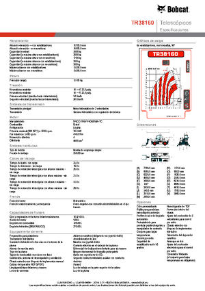 Ładowarka teleskopowa obrotowa Bobcat TR38160