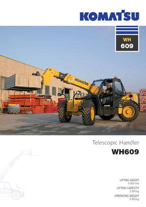 Ładowarki teleskopowe Komatsu WH609