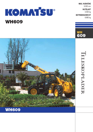 Ładowarki teleskopowe Komatsu WH609