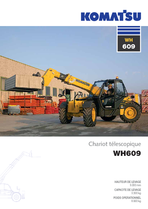 Ładowarki teleskopowe Komatsu WH609
