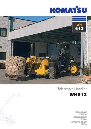 Ładowarki teleskopowe Komatsu WH613