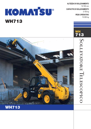 Ładowarki teleskopowe Komatsu WH713