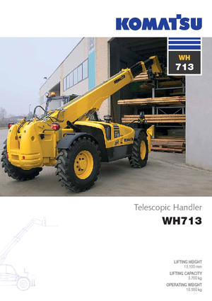 Ładowarki teleskopowe Komatsu WH713