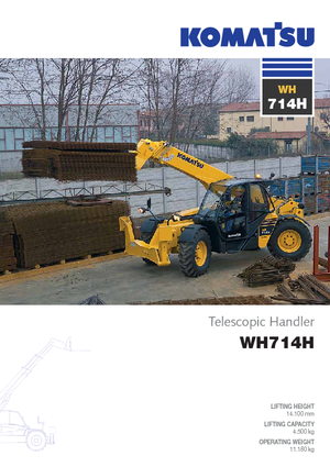 Ładowarki teleskopowe Komatsu WH714H