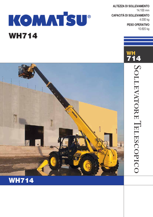Ładowarki teleskopowe Komatsu WH714