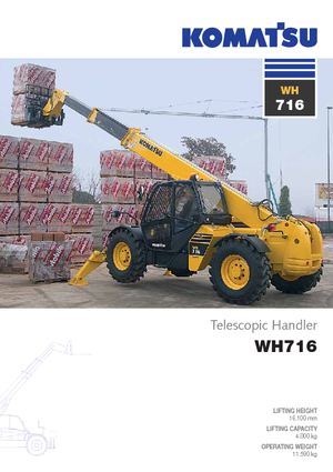 Ładowarki teleskopowe Komatsu WH716