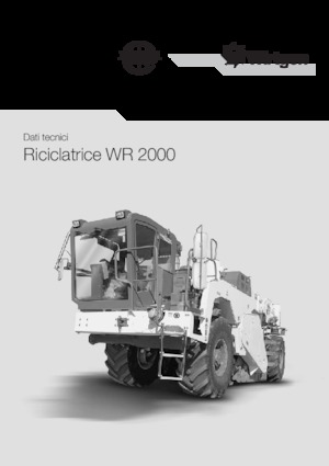 Maszyny do recyklingu nawierzchni na zimno Wirtgen WR 2000