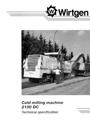 Maszyny do frezowania na zimno Wirtgen 2100 DC