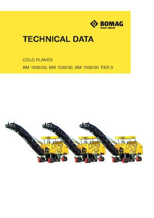 Maszyny do frezowania na zimno Bomag BM 1000/30