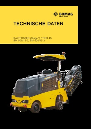 Maszyny do frezowania na zimno Bomag BM 500/15-2