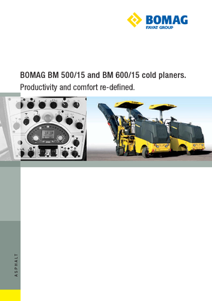 Maszyny do frezowania na zimno Bomag BM 500/15