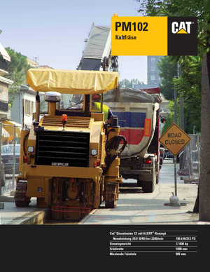 Maszyny do frezowania na zimno Caterpillar PM102