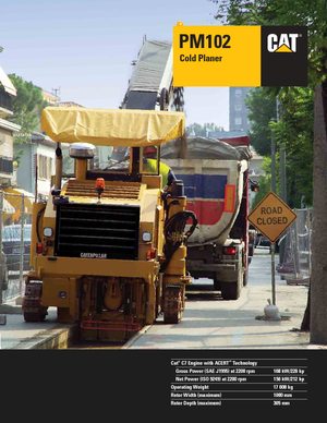 Maszyny do frezowania na zimno Caterpillar PM102