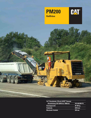 Maszyny do frezowania na zimno Caterpillar PM200