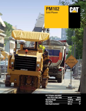 Maszyny do frezowania na zimno Caterpillar PM102