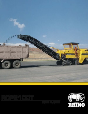 Maszyny do frezowania na zimno RHINO RCP2100T