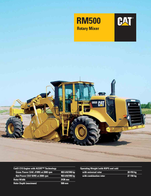 Maszyny do recyklingu nawierzchni na zimno Caterpillar RM500 