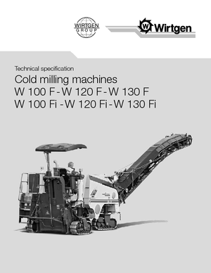 Maszyny do frezowania na zimno Wirtgen W 120 F