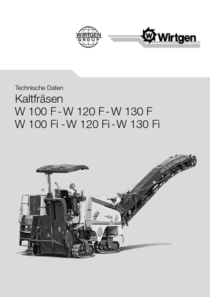 Maszyny do frezowania na zimno Wirtgen W 130 Fi
