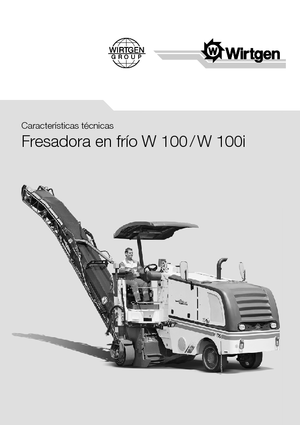 Maszyny do frezowania na zimno Wirtgen W 100 i