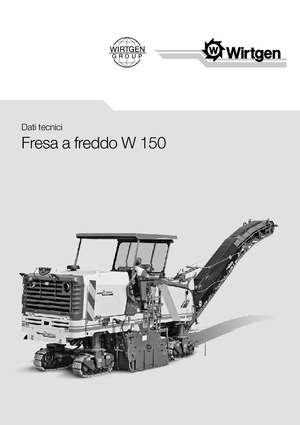 Maszyny do frezowania na zimno Wirtgen W 150
