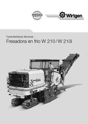 Maszyny do frezowania na zimno Wirtgen W 210 i