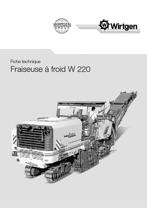 Maszyny do frezowania na zimno Wirtgen W 220