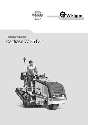 Maszyny do frezowania na zimno Wirtgen W 35 DC