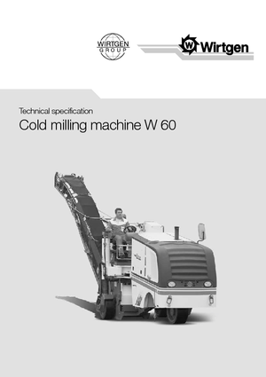 Maszyny do frezowania na zimno Wirtgen W 60