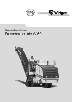 Maszyny do frezowania na zimno Wirtgen W 60