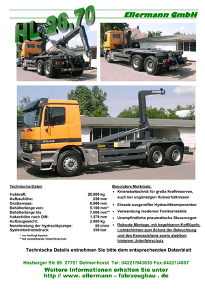 Urządzenia hakowe Ellermann HL 26.70