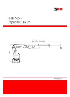 Żurawie rolkowe Hiab 165 R-F2