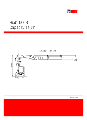 Żurawie rolkowe Hiab 165 R-F3