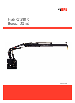Żurawie rolkowe Hiab XS 288 R EP-2 HIPRO CD