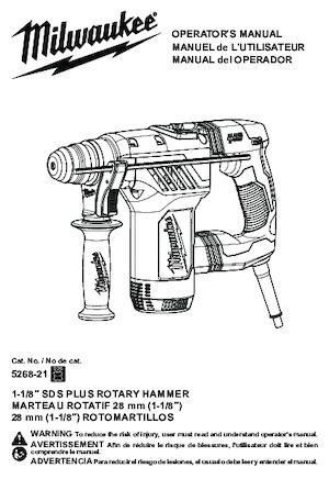 Młotowiertarki Milwaukee 5268-21