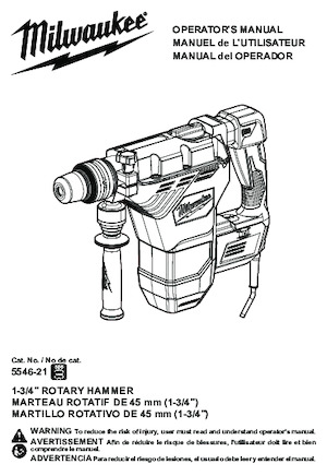 Młotowiertarki Milwaukee 5546-21