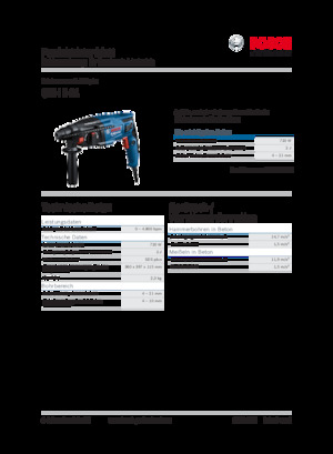 Młotowiertarki Bosch GBH 2-21