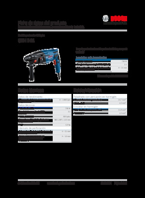 Młotowiertarki Bosch GBH 2-21