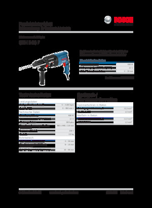 Młotowiertarki Bosch GBH 2-26 F