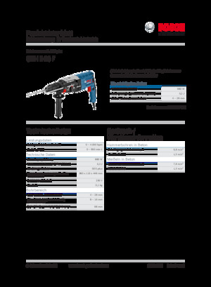 Młotowiertarki Bosch GBH 2-28 F
