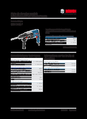 Młotowiertarki Bosch GBH 2-28 F