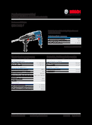 Młotowiertarki Bosch GBH 2-28 F