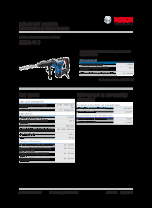Młotowiertarki Bosch GBH 5-40 D
