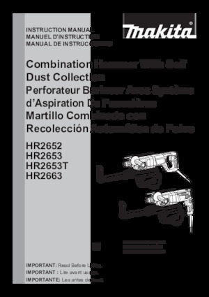 Młotowiertarki Makita HR2653