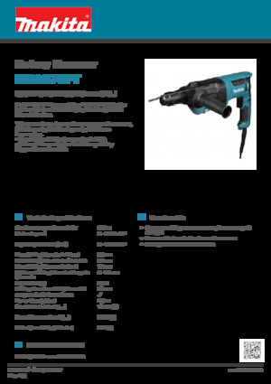 Młotowiertarki Makita HR2670FT