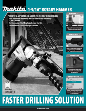 Młotowiertarki Makita HR4041C