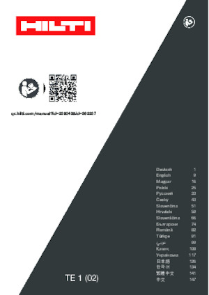 Młotowiertarki Hilti TE 1