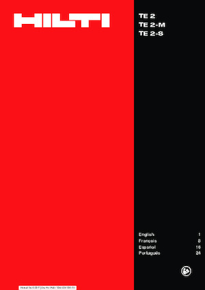 Młotowiertarki Hilti TE 2